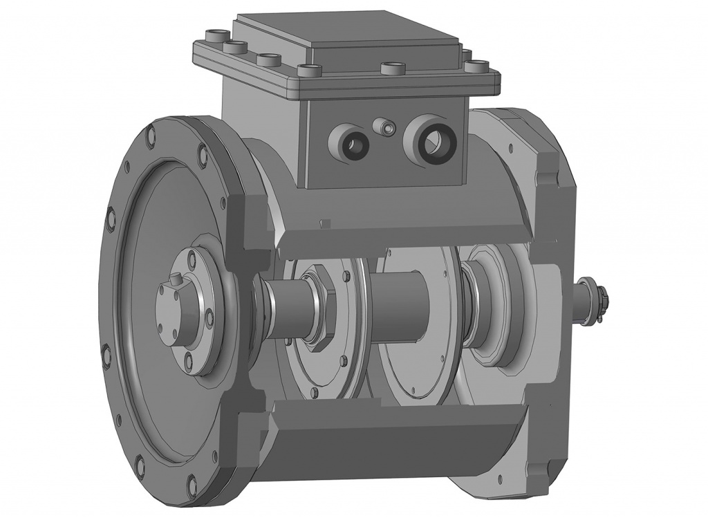 Синхронный двигатель СДПМ-10 на постоянных магнитах